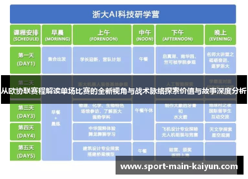 从欧协联赛程解读单场比赛的全新视角与战术脉络探索价值与故事深度分析